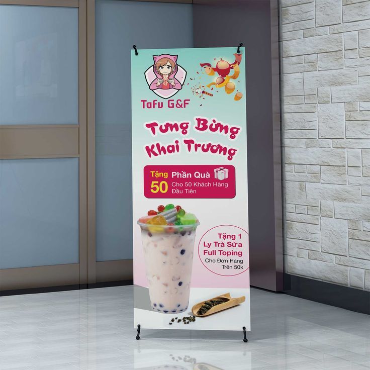 in standee chữ X TPHCM