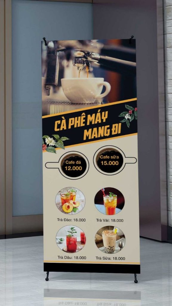 Các loại Standee chữ X phổ biến
