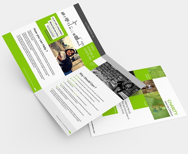 Brochure A3 gấp đôi thành A4