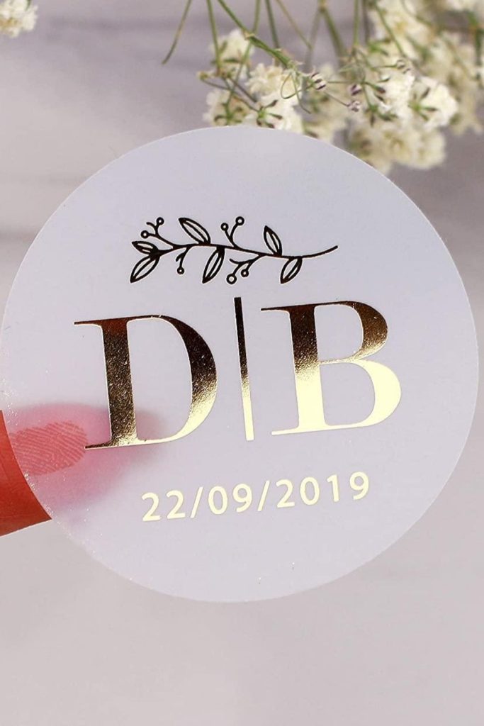 In logo dán ép kim